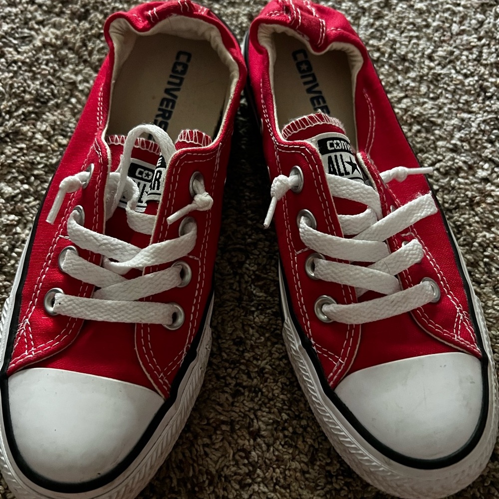 Red converse